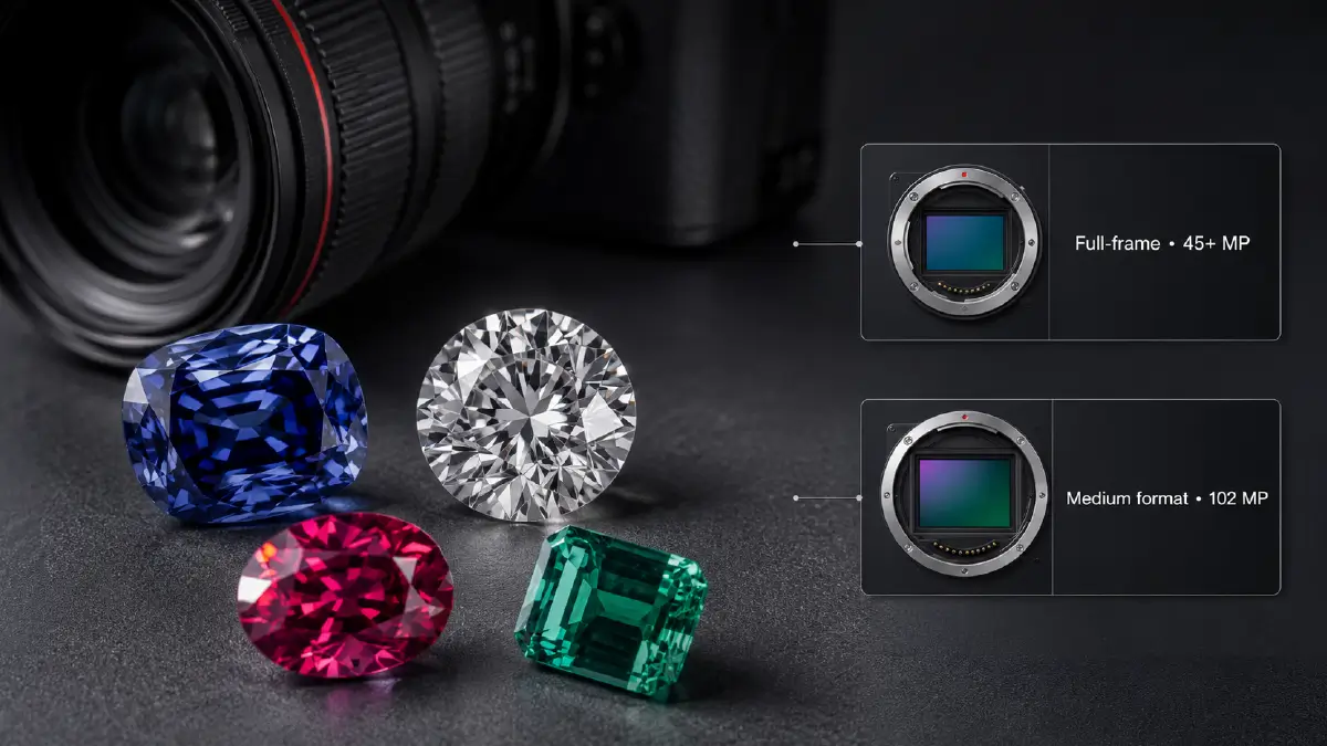 How to Choose the Best Jewelry Photography Equipment in 2026 Sensor for Gemstone Photography
