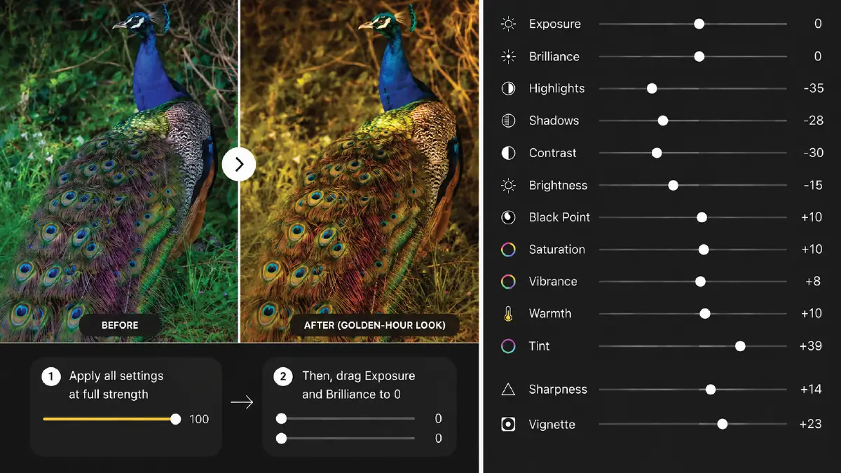 iPhone Photo Edit Settings Formula: Copy-Ready Values for TikTok, Instagram, Night, and More Viral TikTok Favorite Formula