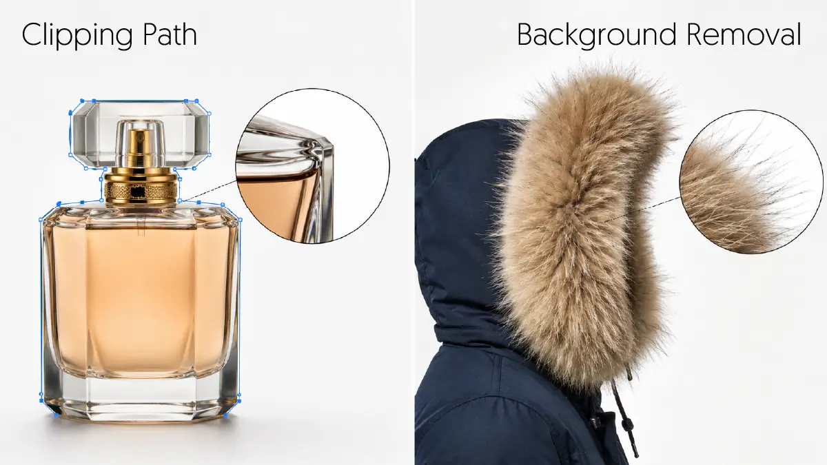 Clipping Path vs Background Removal : What's the Difference? How Much Precision the Edges Get