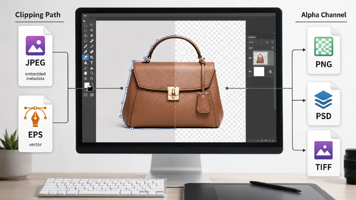 Clipping Path vs Background Removal : What's the Difference? Formats of Output Files