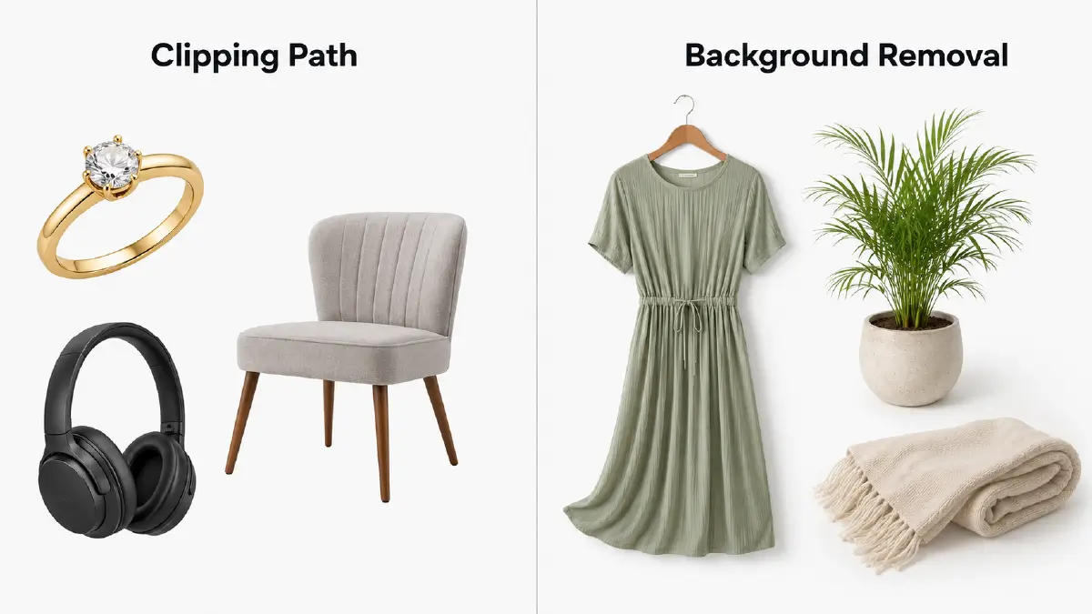 Clipping Path vs Background Removal : What's the Difference? Best Use Cases