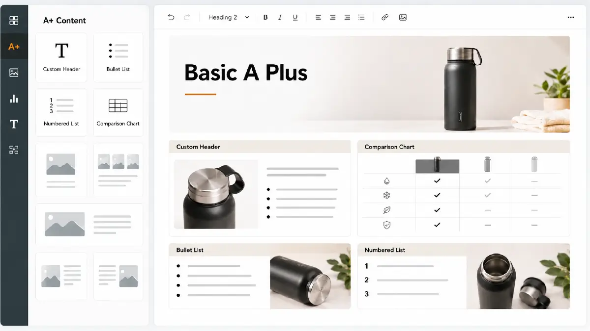 Amazon A+ Content Images: Editing Guide for Premium Brand Listings Basic A Plus