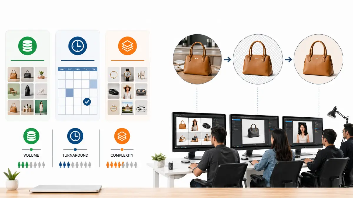 How to Choose the Best Ecommerce Photo Editing Service Provider in 2026 Match Your Needs: Volume, Turnaround, and Complexity