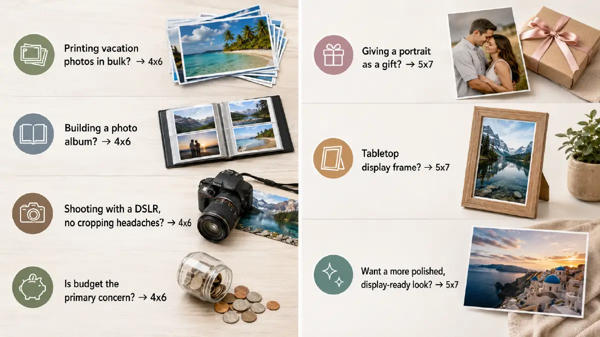 4x6 vs 5x7 Photo Size: Which One Should You Choose? Quick Decision Guide
