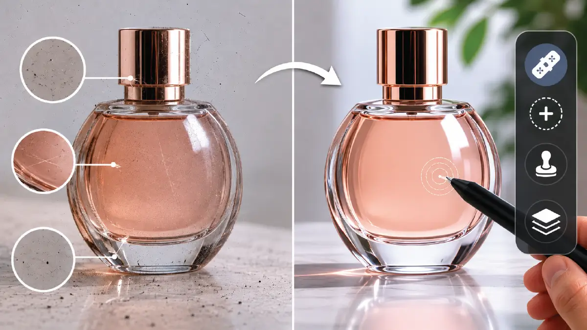 Ecommerce Photo Editing Checklist: 14 Steps to Perfect Product Images Cleaning dust, scratches, and imperfections
