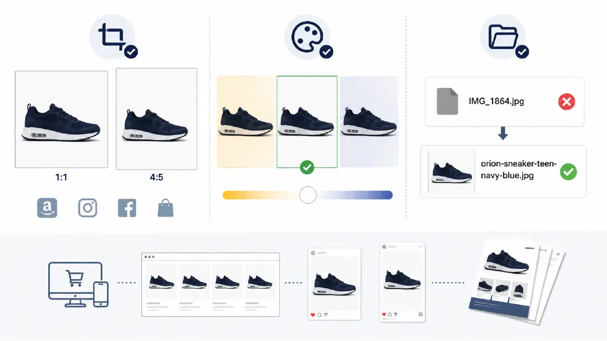 How to Make Your eCommerce Product Catalog Look Consistent Make Your Product Photos Friendly for Every Platform