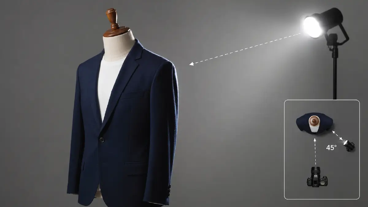 6 Most Elegant Ghost Mannequin Shots Every Fashion Brand Should Take 3/4 Angle Shot