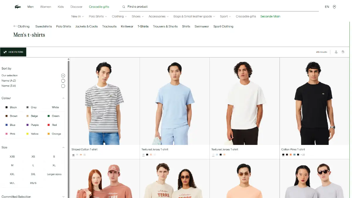 7 All-Time Famous T-shirt Brands That Can Be Inspirations for Your Apparel eCommerce Lacoste