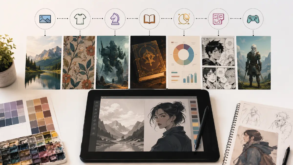 8 Different Types of Graphic Design and How They Deliver Messages to Target Audiences 7. Graphic Design with Illustration & Artwork