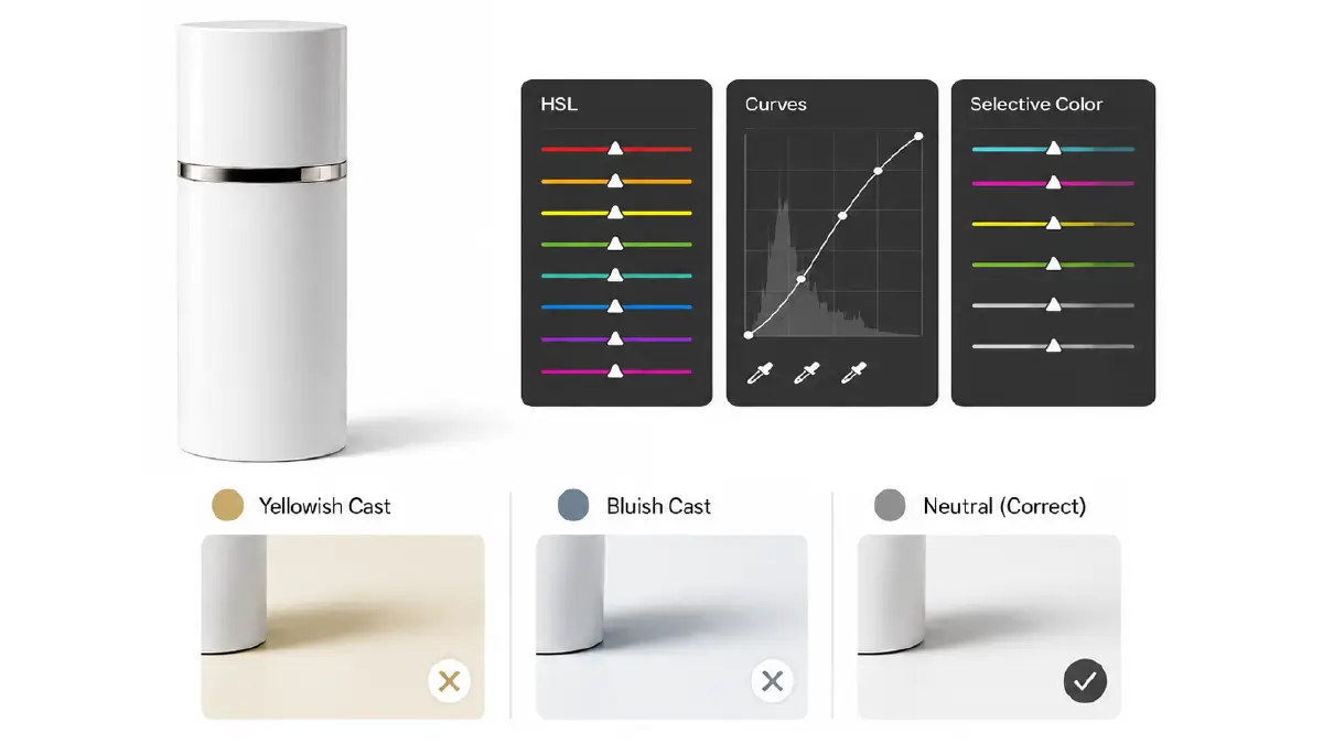 10 Expert Color Correction Tips for E-commerce Product Photos in 2026 Balancing HSL and Curves Equalization