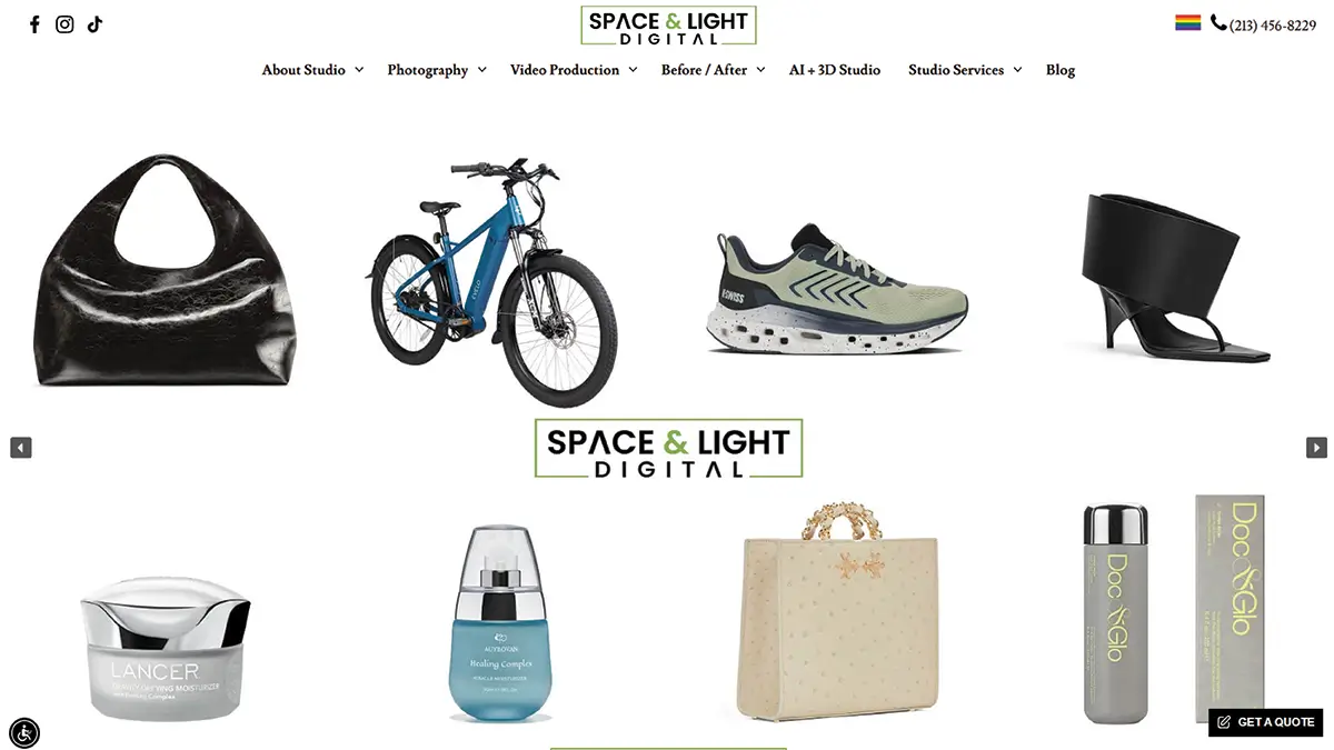 Top 20 Product Photography Studios in the USA Dominating the Ecommerce Industry in 2026 Space and Light Digital website