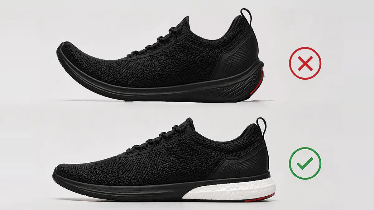 7 Costly AI-Generated Shoe Image Mistakes Footwear Sellers Make The Sole Curved Abnormally
