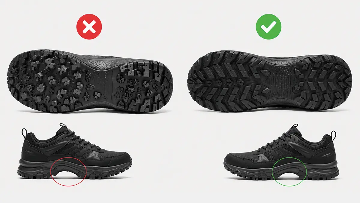 7 Costly AI-Generated Shoe Image Mistakes Footwear Sellers Make Strange Pattern of Spikes on the Soles