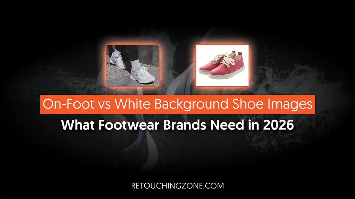 On-Foot vs White Background Shoe Images