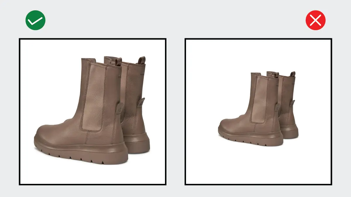 Why Amazon Rejects AI Apparel Images and How Can You Prevent It? Product photos not covering 85% of the canvas