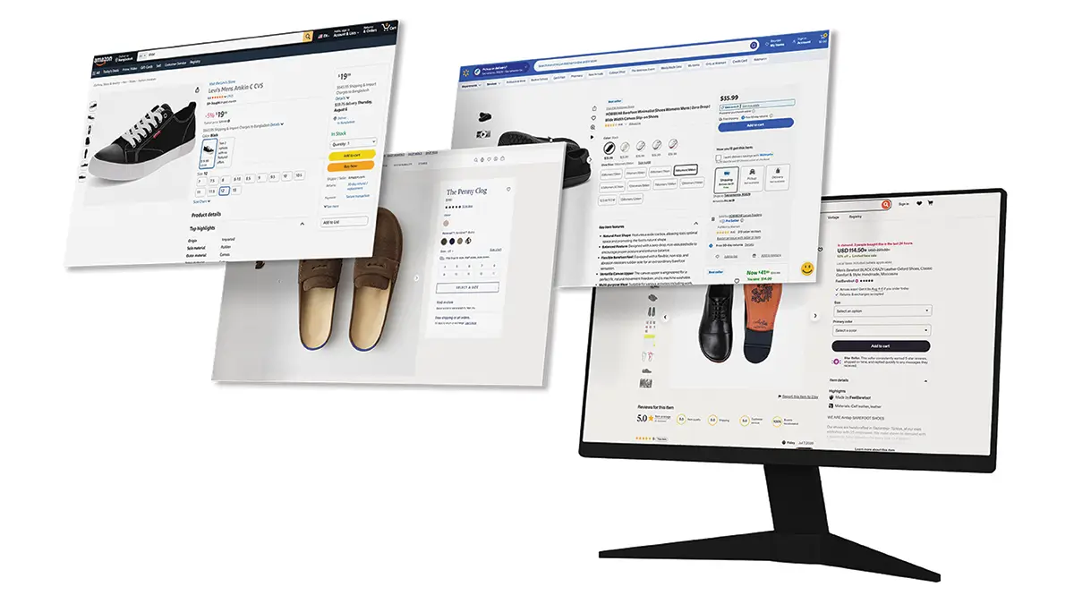 On-Foot vs White Background Shoe Images: What Footwear Brands Need in 2026 Where Do White Background Shoe Images Suit Right?